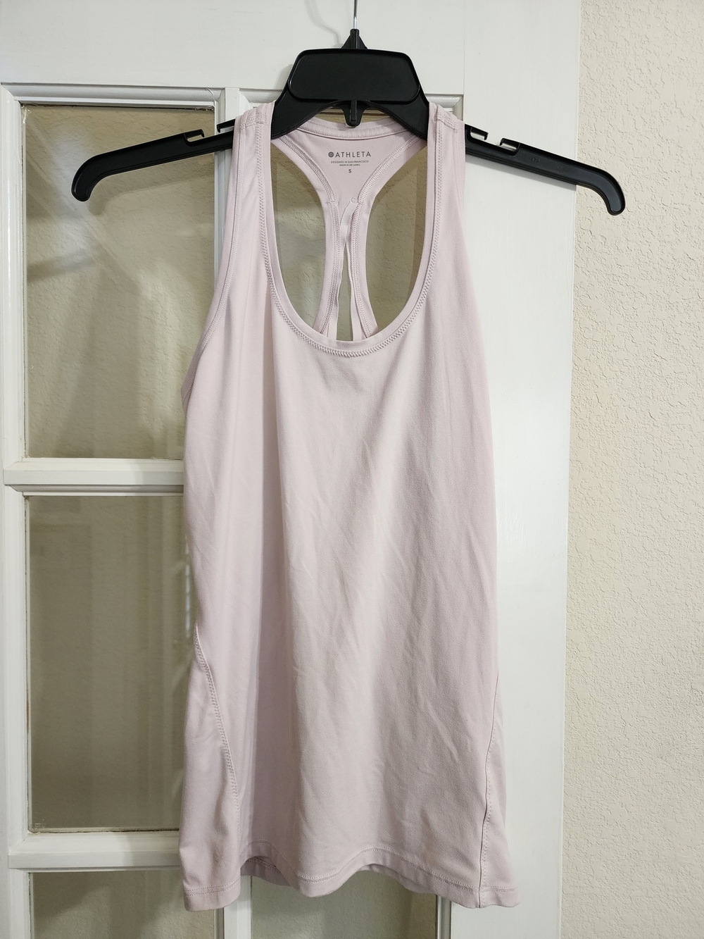 Athleta Limitless Keyhole Racerback Tank Pink Athleisure Gym Yoga Top S
